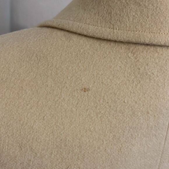 Vintage Burberry’s Yellow Lambswool Zipper Closure Pockets Blazer Jacket - Picture 12 of 14
